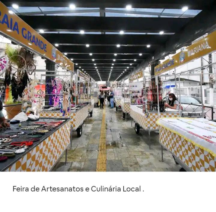 Apartamento A 100M Do Mar E 2 Minutos Da Praia Vila Tupi Na Praia Grande Appartamento Praia Grande  Esterno foto